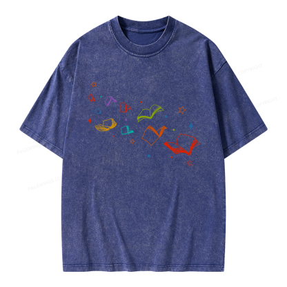 Pagewing Libraries Are For Everyone Unisex Washed T-shirt