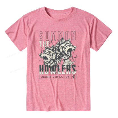 Pagewings Soft Summon The Howlers Unisex Heather T-Shirt