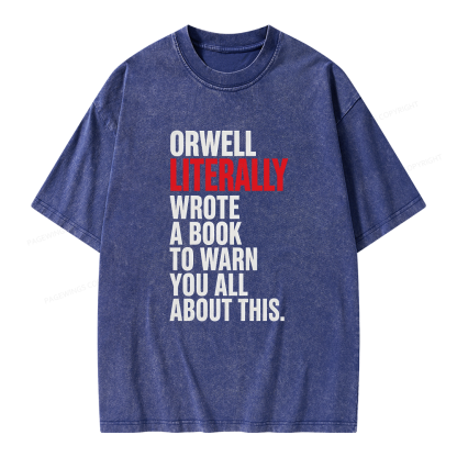 Pagewing I Literally Wrote A Book To Warn You All About This Unisex Washed T-shirt
