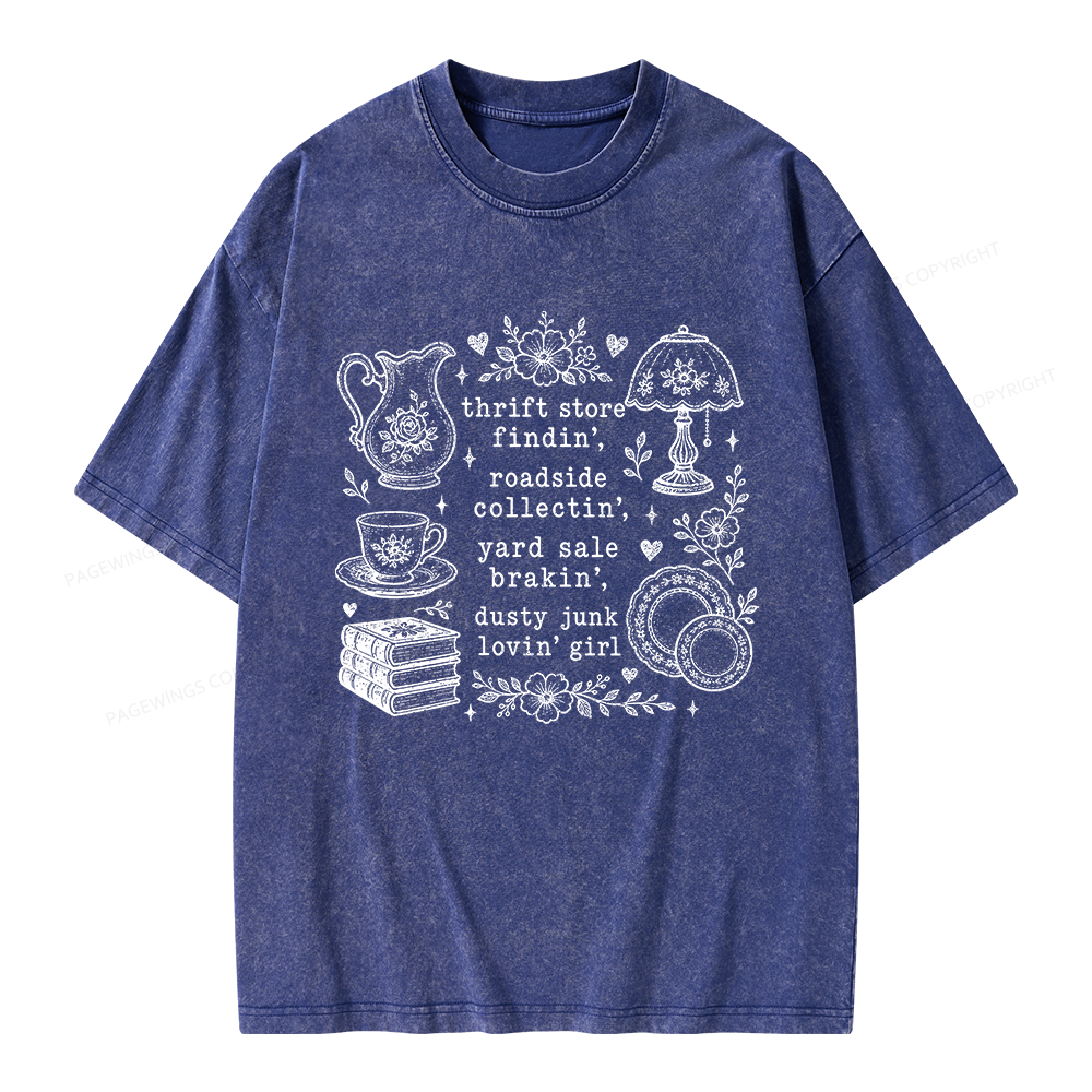 Pagewing Antique Lover Unisex Washed T-shirt