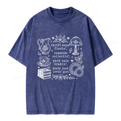 Pagewing Antique Lover Unisex Washed T-shirt