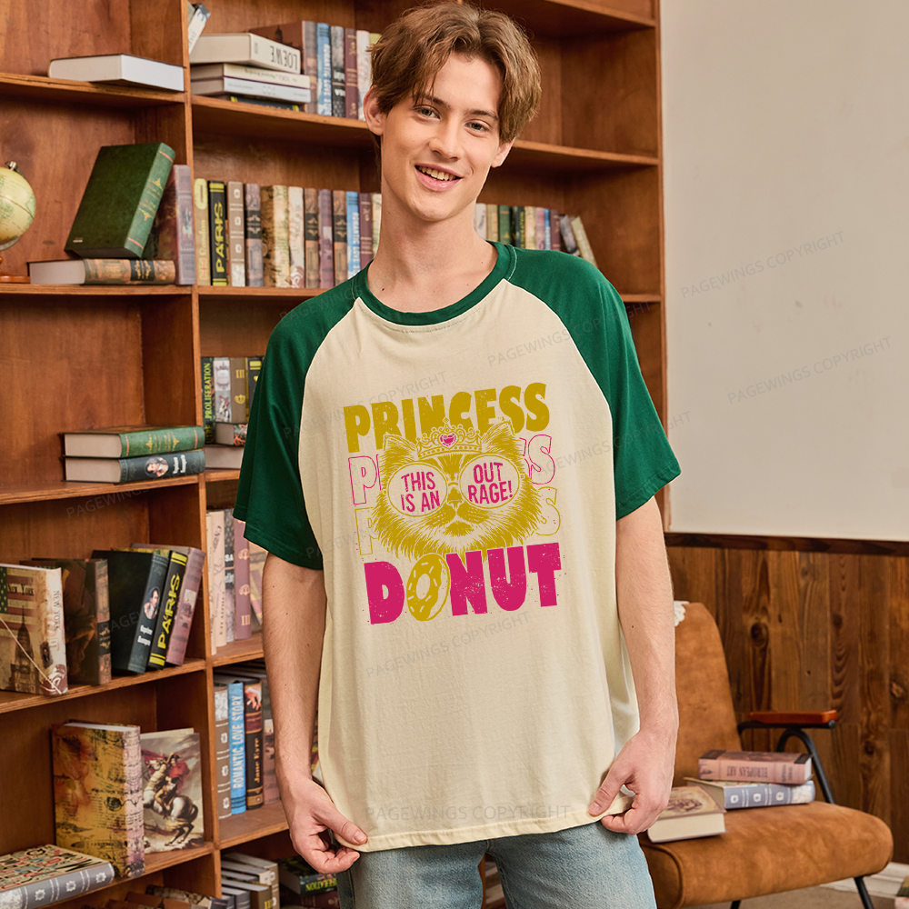 Pagewings This Is An Outrage Raglan T-shirt