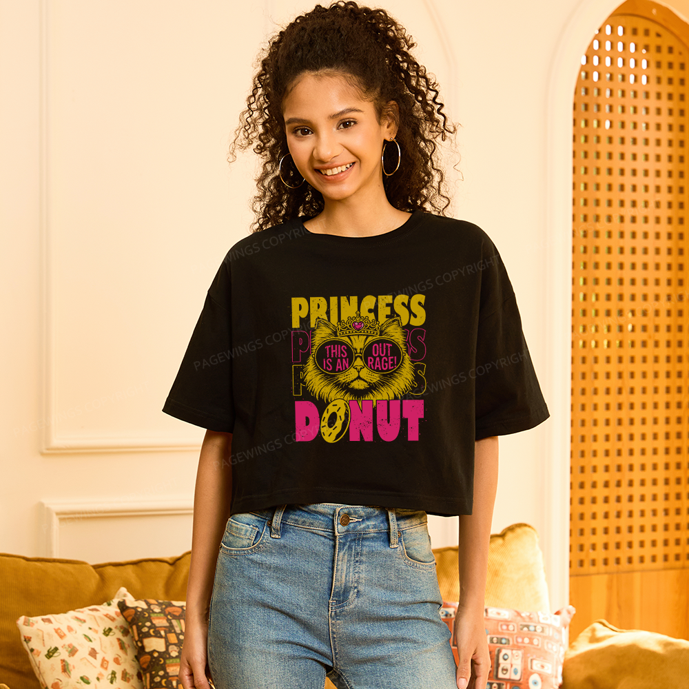 Pagewings This Is An Outrage Women Crop Tops