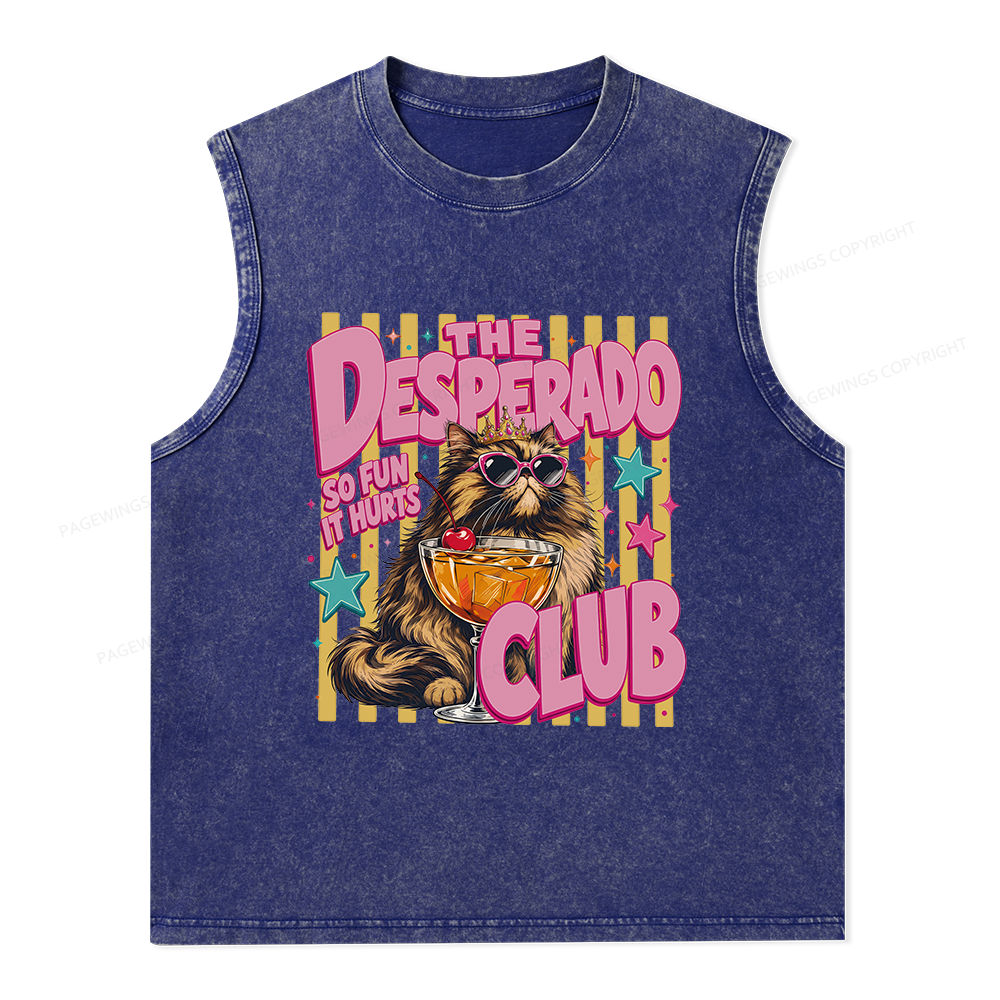 Pagewings Desperado Club15996 Bookish Unisex Washed Tank Top