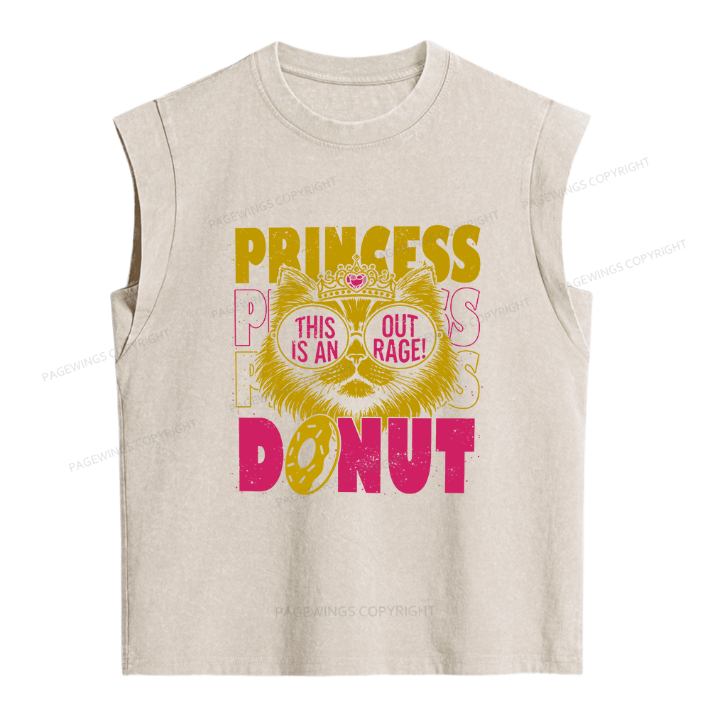 Pagewings This Is An Outrage Women's Washed Tank Top