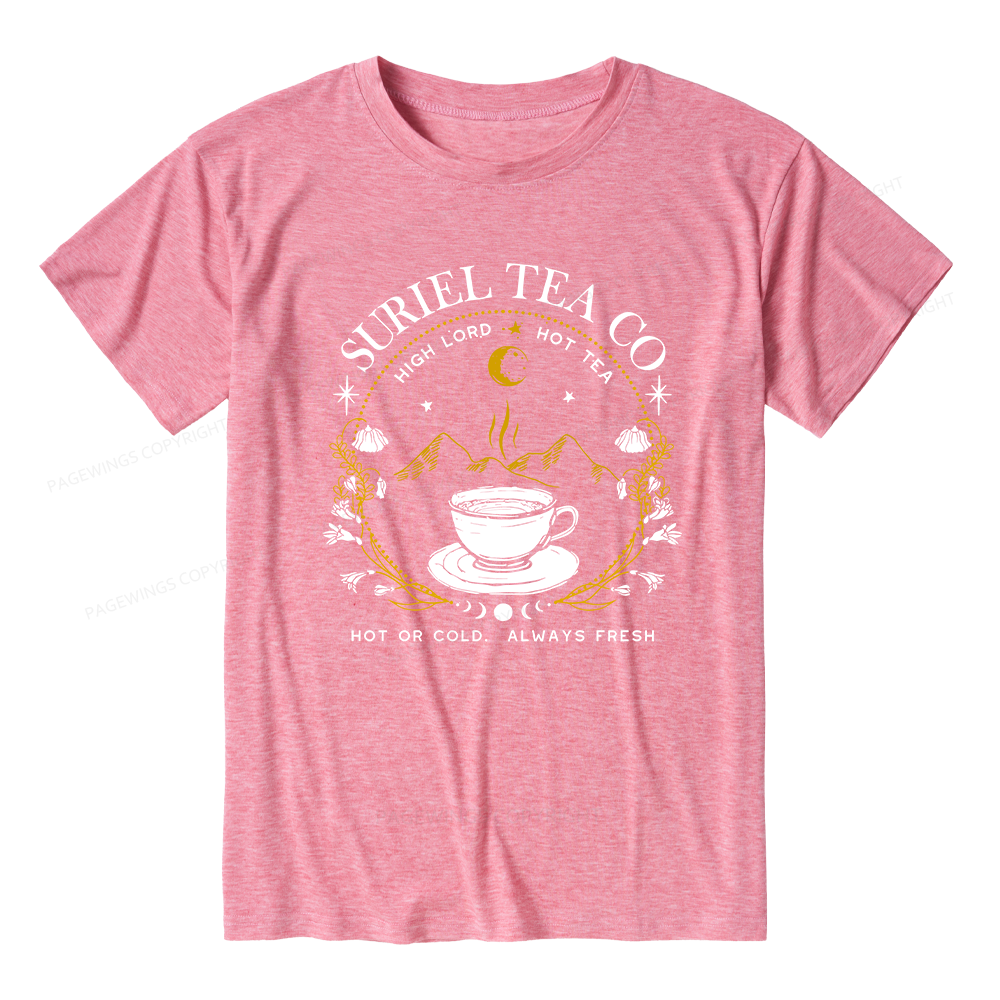 Pagewings Soft Fantasy Novel Lovers 10013 Bookish Unisex Heather T-Shirt