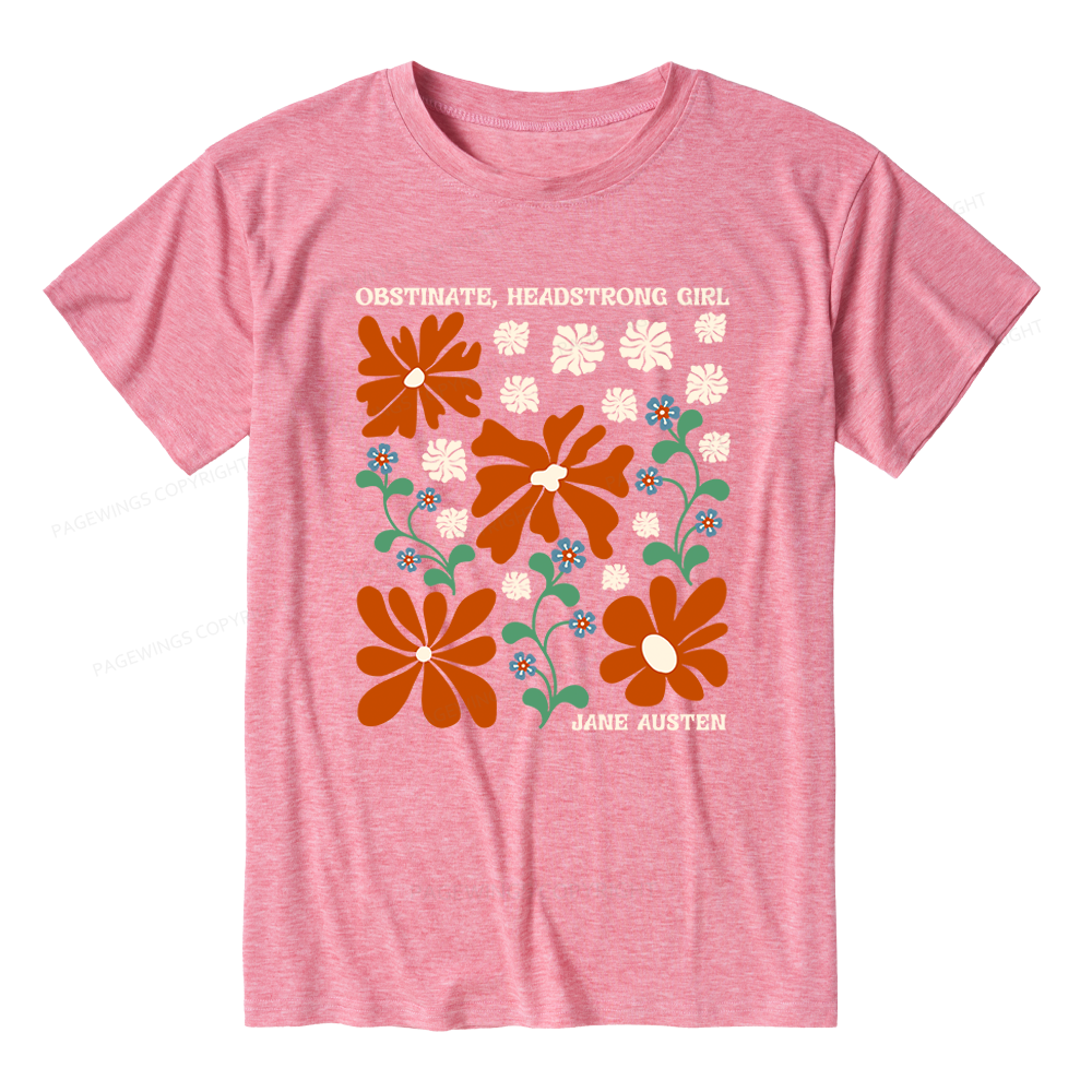 Pagewings Soft Pride and Prejudice 11876 Bookish Unisex Heather T-Shirt