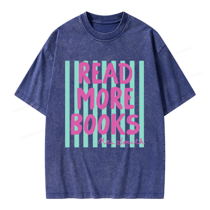 Pagewing Personalized Reading Unisex Washed T-shirt