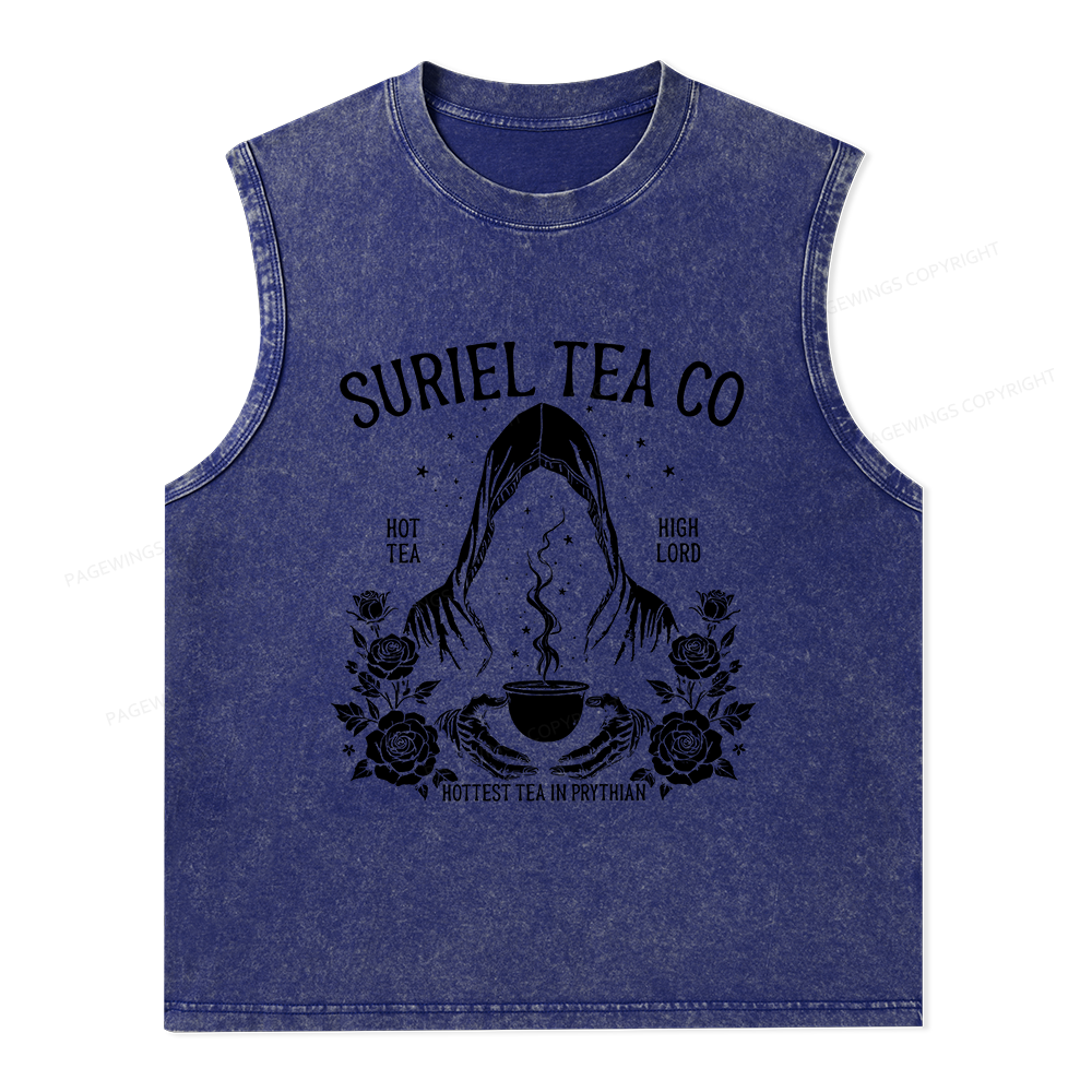 Pagewings Fantasy Reader Unisex Washed Tank Top