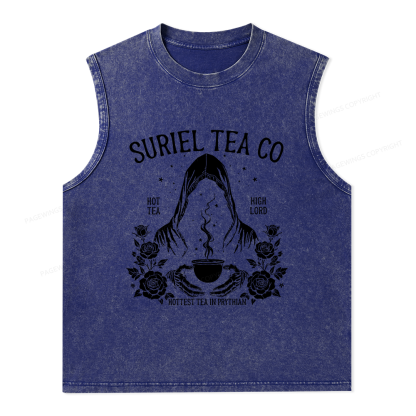 Pagewings Fantasy Reader Unisex Washed Tank Top