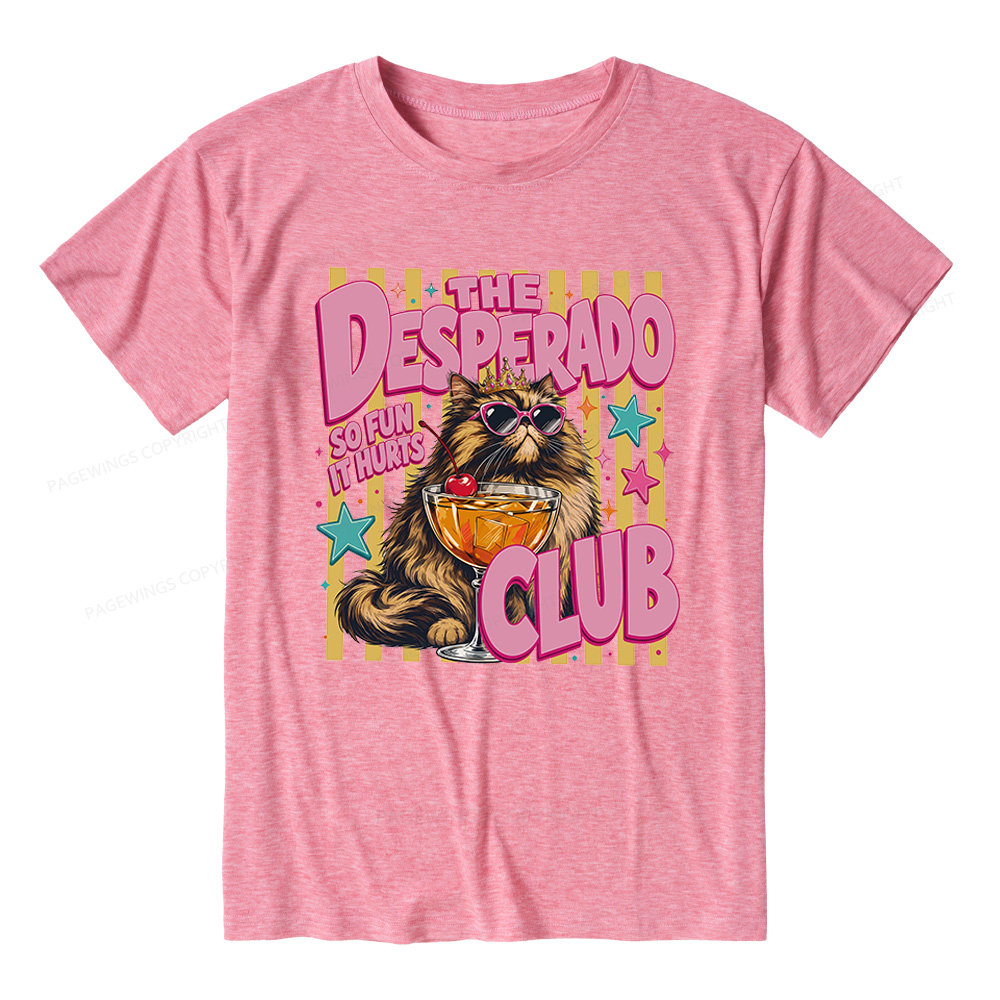Pagewings Soft Desperado Club Bookish Unisex Heather T-Shirt