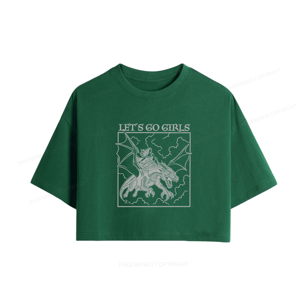 Pagewing Let's Go Girls16145 Book Women Crop Tops