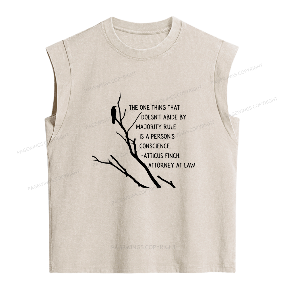 Pagewings Literature 10194 Bookish Women's Washed Tank Top