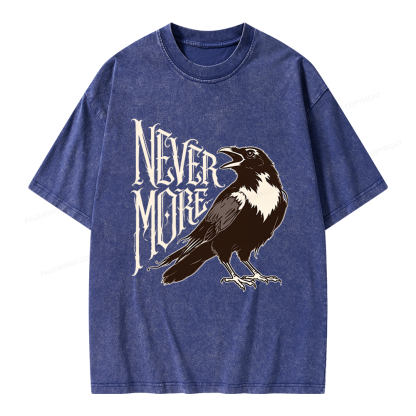 Pagewing Nevermore Unisex Washed T-shirt