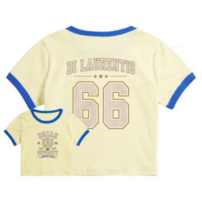 Pagewings Hockey Romance 15710 Bookish Baby Tee Cropped Ringer T-Shirt