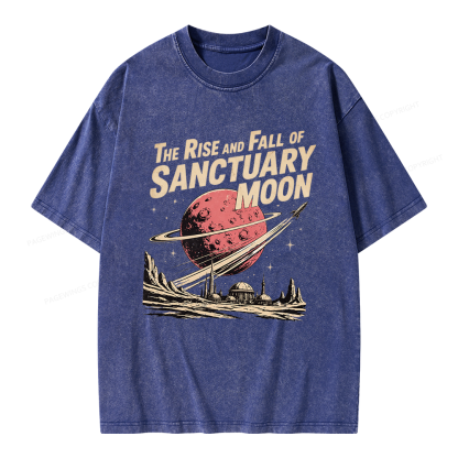 Pagewing Sanctuary Moon Unisex Washed T-shirt