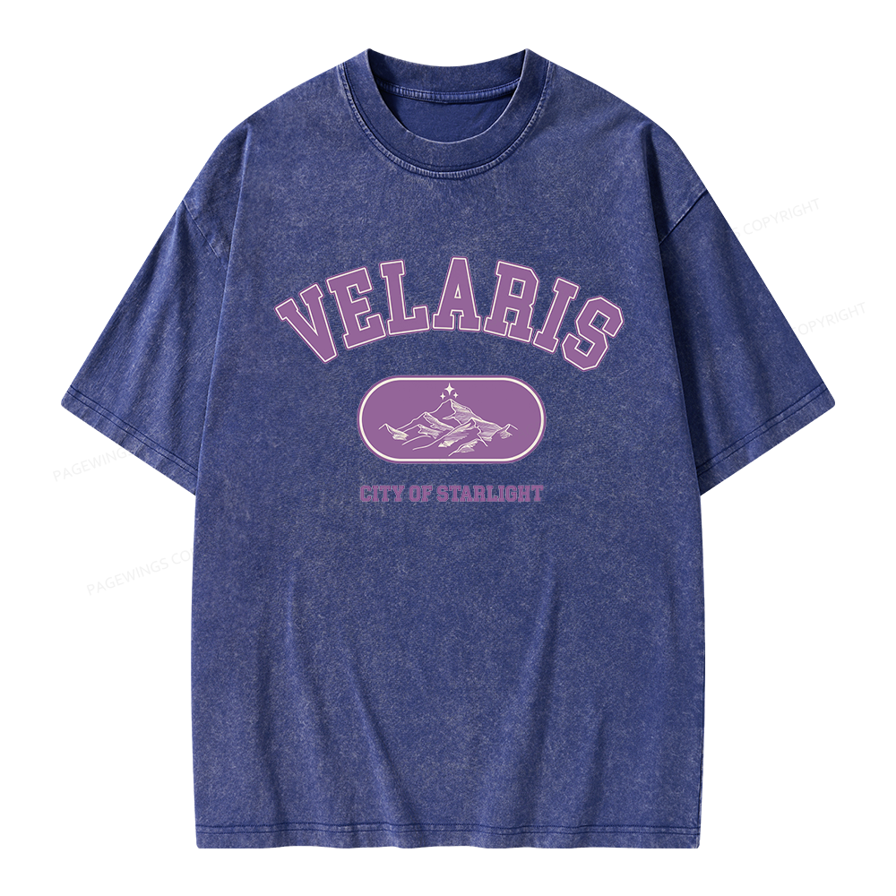 Pagewings Fantasy Book Lover Unisex Washed T-shirt