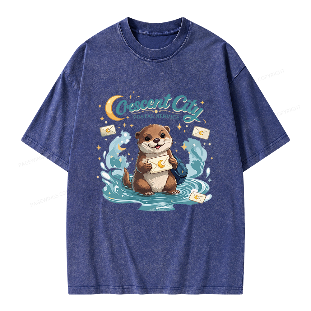 Pagewings Fantasy Book Lover Unisex Washed T-shirt