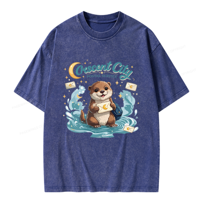 Pagewings Fantasy Book Lover Unisex Washed T-shirt
