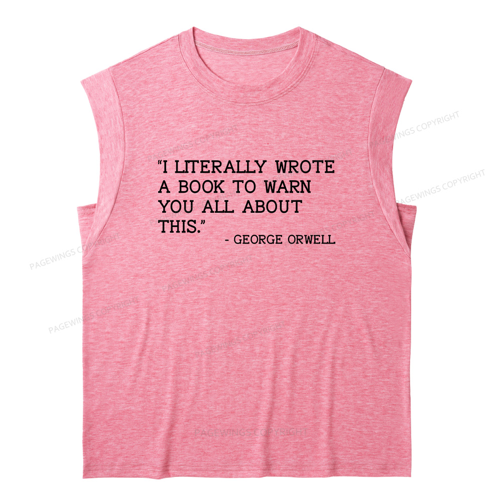 Pagewings I Literally Wrote A Book To Warn13029 Bookish Women's Heather Tank Top
