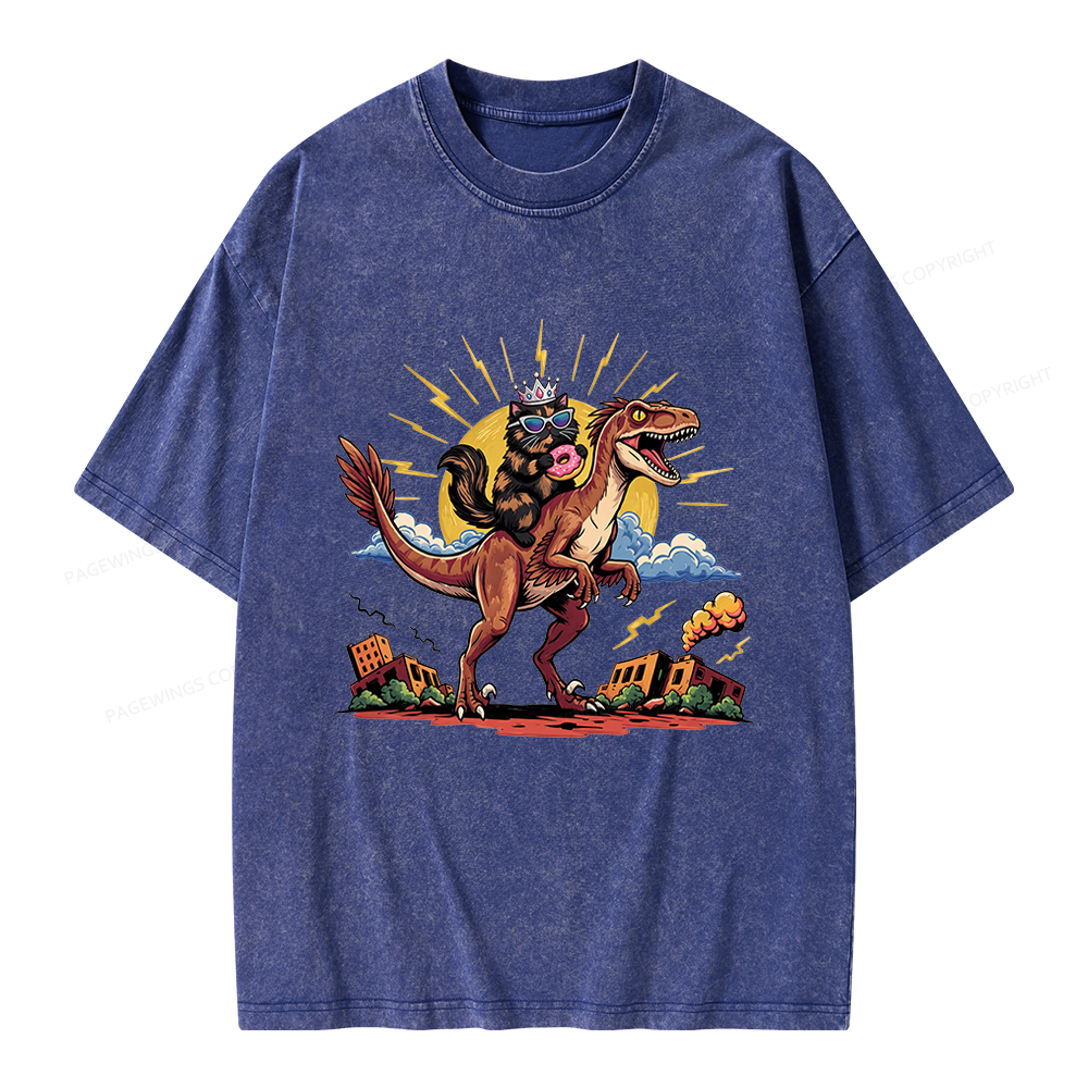 Pagewings Sci Fi Bookish Unisex Washed T-shirt