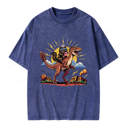 Pagewings Sci Fi Bookish Unisex Washed T-shirt