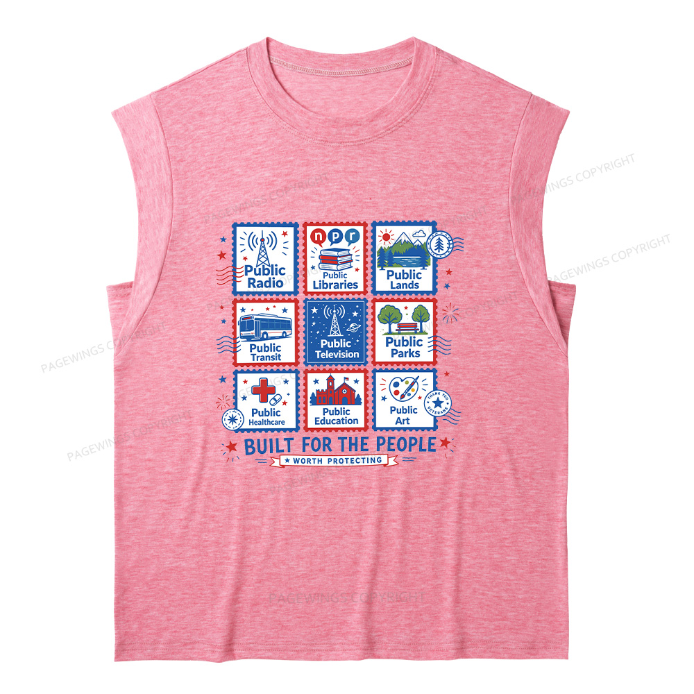 Pagewings Public Libraries 15970 Bookish Women's Heather Tank Top