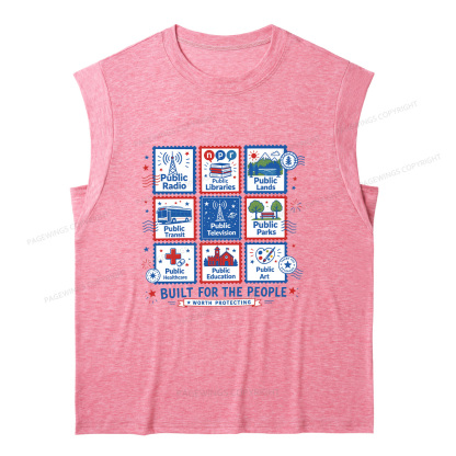 Pagewings Public Libraries 15970 Bookish Women's Heather Tank Top