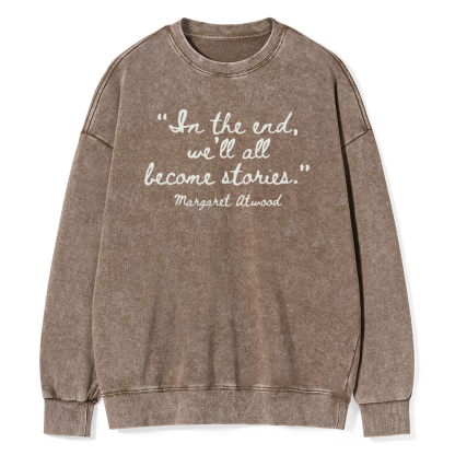 Pagewings Inspirational Quote16270 Read Unisex Washed Sweatshirt