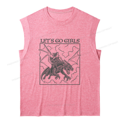 Pagewing Let's Go Girls16145 Bookish Women's Heather Tank Top