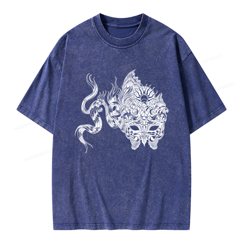 Pagewings Fantasy Bookish Unisex Washed T-shirt