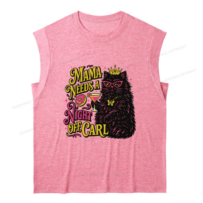 Pagewings Mama Needs A Night Off15176 Bookish Women's Heather Tank Top