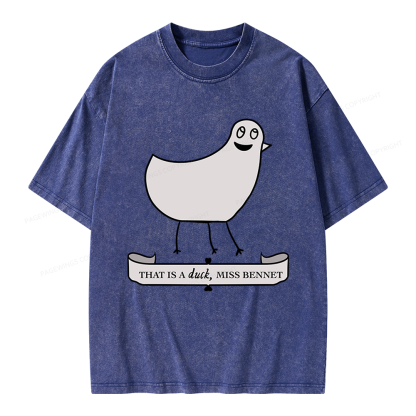Pagewings That Is A Duck Unisex Washed T-shirt