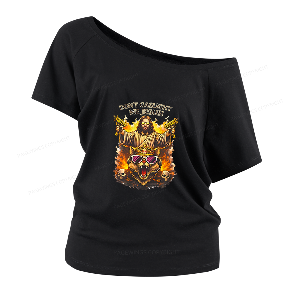 Pagewings Sci‑Fi Nerd Women Off Shoulder T-shirts