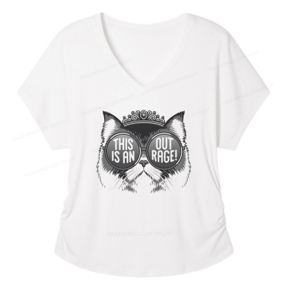 Pagewings Sci Fi Bookish16430 Soft Women's Modal V-neck T-shirt