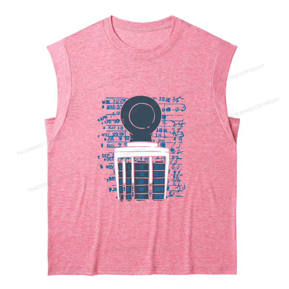 Pagewings Books Library Stamp16436 Bookish Women's Heather Tank Top
