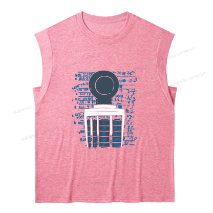 Pagewings Books Library Stamp16436 Bookish Women's Heather Tank Top