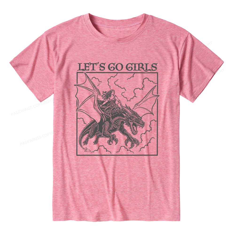 Pagewing Let's Go Girls16145 Bookish Unisex Heather T-Shirt