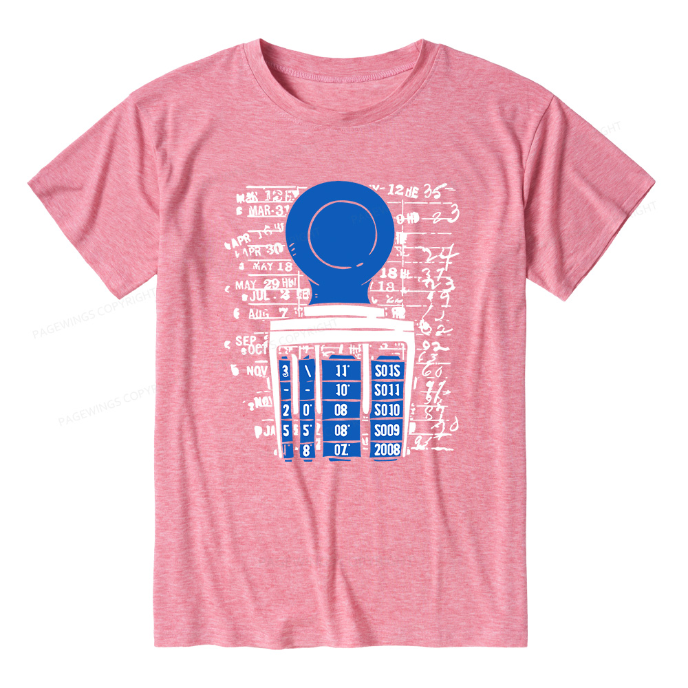 Pagewings Books Library Stamp16436 Bookish Unisex Heather T-Shirt