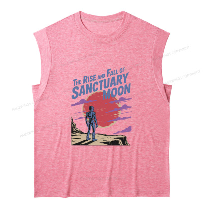 Pagewings The Rise And Fall Of Sanctuary Moon Bookish Women's Heather Tank Top