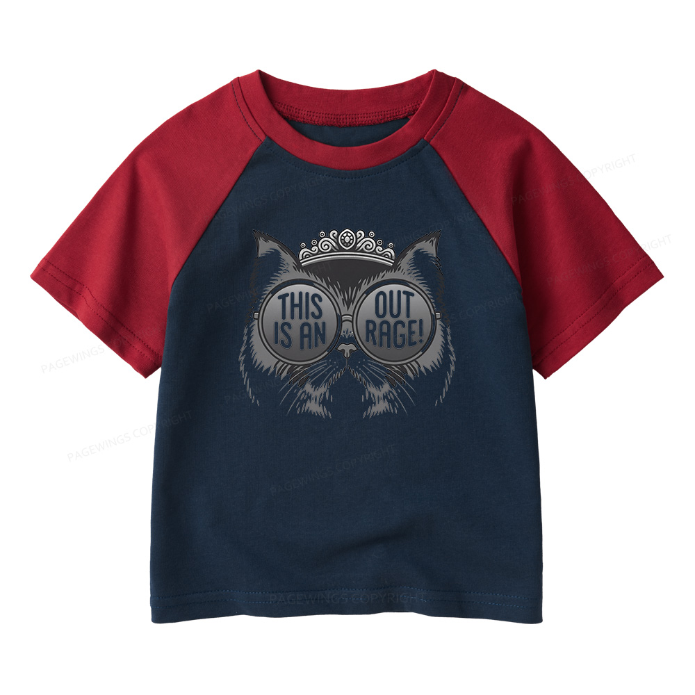 Pagewings Sci Fi Bookish16430 Kids Raglan T-shirt