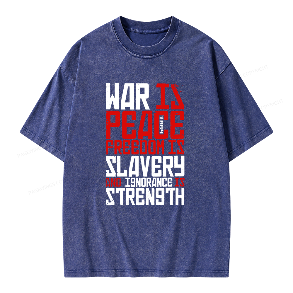 Pagewings Dystopian Lover Unisex Washed T-shirt