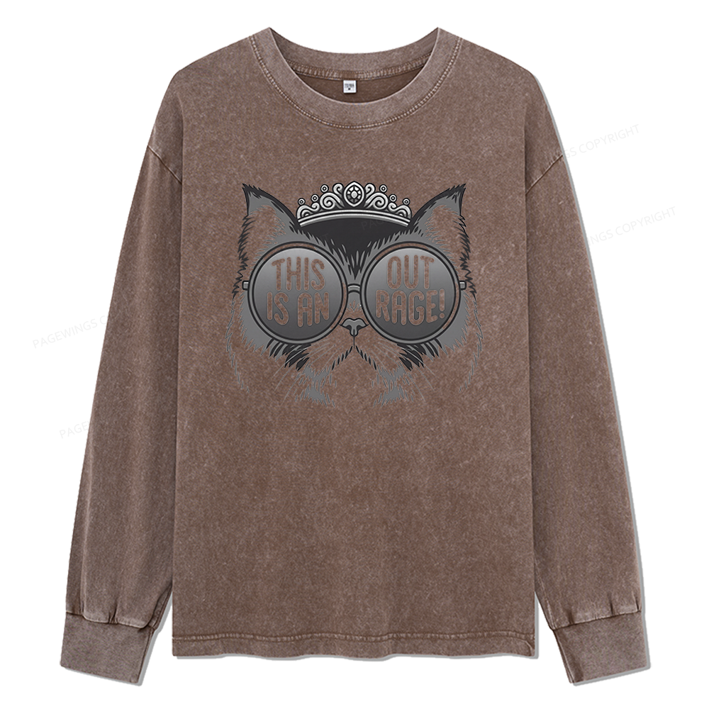 Pagewings Read Sci-Fi Book Unisex Washed Long Sleeve T-shirt