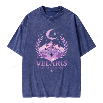 Pagewings Fantasy Book Lover Unisex Washed T-shirt