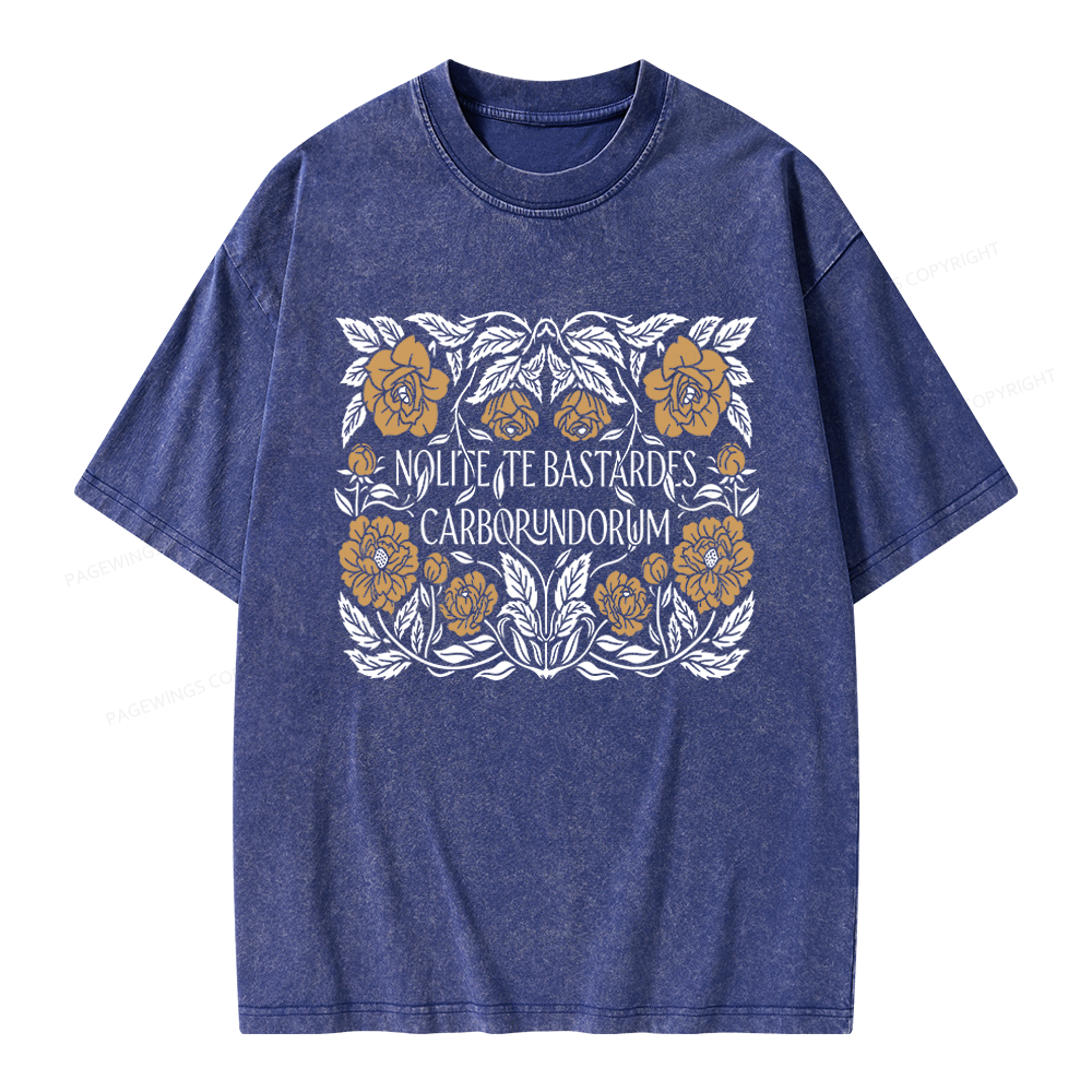 Pagewings Dystopian Book Lovers Unisex Washed T-shirt