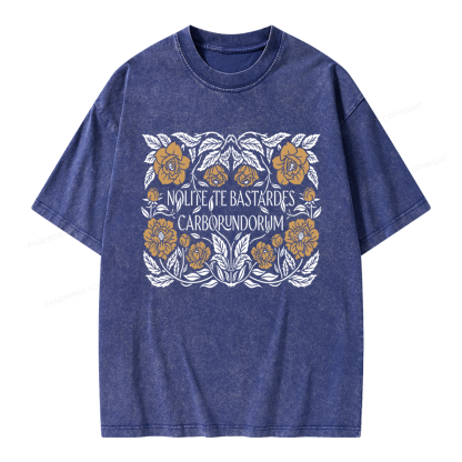 Pagewings Dystopian Book Lovers Unisex Washed T-shirt