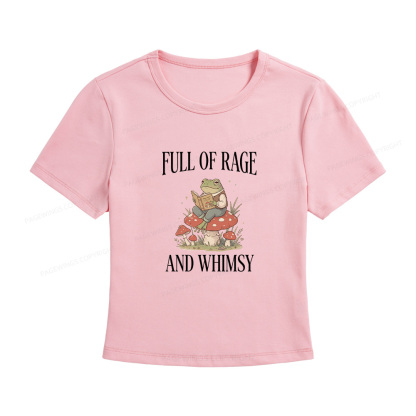 Pagewings Full of Rage and Whimsy Women's Baby Tee