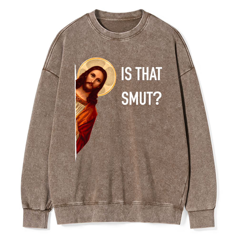 Pagewings Is That Smut Unisex Washed Sweatshirt