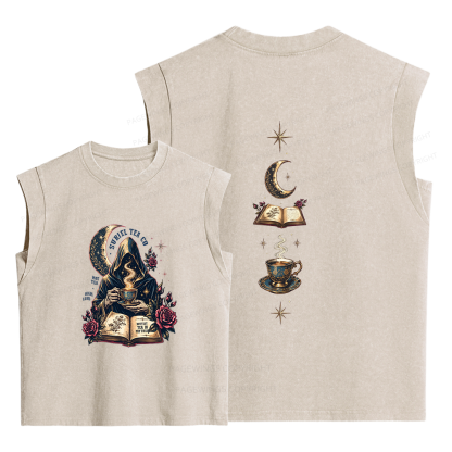 Pagewings Fantasy Reader Women's Washed Tank Top