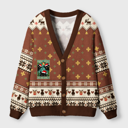 Pagewings Are You Reading Light Knit Unisex Cardigan Sweaters